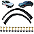 Par Moldura Paralama Chevrolet GM Classic 1994/2010 - Imagem 3