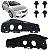 Par Guia Parachoque Dianteiro Toyota Corolla 2008/2011 - Imagem 3