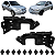 Par Suporte Guia Parachoque Dianteiro Para Chevrolet Prisma 2008/2012 - Imagem 1