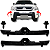 Par Suporte Guia Parachoque Dianteiro Toyota Hilux 2005/2012 - Imagem 1