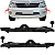 Par Suporte Guia Parachoque Dianteiro Toyota Sw4 2005/2011 - Imagem 1
