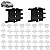 Par Suporte Guia Parachoque Dianteiro Ford Ka 1997/2007 - Imagem 1