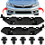 Par Guia Parachoque Suporte Dianteiro Honda Civic 2012/2016 - Imagem 1