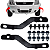 Par Guia Suporte Parachoque Dianteiro Ford Ecosport 2002/2007 - Imagem 1