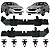 Par Guia Suporte Parachoque Dianteiro Chevrolet GM Cobalt 2016/2020 - Imagem 1