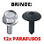 Par Guia Suporte Parachoque Traseiro P/ Volkswagen Tiguan 2012/2017 - Imagem 2