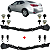 Par Guia Parachoque Traseiro Toyota Corolla 2014/2019 - Imagem 3