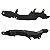 Par Guia Suporte Parachoque Dianteiro Mitsubishi L200 Triton 2008/2016 - Imagem 2