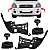Par Guia Suporte Parachoque Dianteiro Para Hyundai Tucson 2006/2017 - Imagem 1