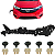 01 Guia Parachoque Suporte Dianteiro Honda Fit 2015/2020 - Lado Direito - Imagem 1