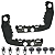 01 Guia Parachoque Suporte Dianteiro Chevrolet GM Trailblazer 2012/2016 - Lado Direito - Imagem 3