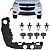 01 Guia Parachoque Suporte Dianteiro Chevrolet GM Trailblazer 2012/2016 - Lado Direito - Imagem 1
