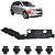 01 Guia Parachoque Suporte Dianteiro Chevrolet GM Captiva 2009/2015 - Lado Direito - Imagem 1