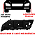 01 Guia Parachoque Suporte Dianteiro Chevrolet GM Cobalt 2012/2016 - Lado Esquerdo - Imagem 2