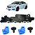 01 Guia Parachoque Suporte Dianteiro Chevrolet GM Cruze 2012/2016 - Lado Esquerdo - Imagem 1