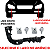 01 Guia Parachoque Suporte Dianteiro P/ Audi A3 Hatch 2013/2016 - Lado Esquerdo - Imagem 2