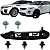 01 Guia Parachoque Suporte Dianteiro P/ Land Rover Evoque 2012/2019 - Lado Esquerdo - Imagem 1
