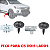 Kit Parafuso Aparabarro Lameiro Dianteiro P/ Chevrolet GM S10 2012/2023 - Imagem 2