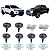 Kit Parafuso Aparabarro Lameiro Dianteiro P/ Chevrolet GM S10 2012/2023 - Imagem 1