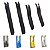 Kit 4 Espatulas Nylon Desmontar Painel Moldura Grampo Carro - Imagem 3