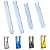 Kit 4 Espatulas Nylon Desmontar Painel Moldura Grampo Carro - Imagem 1
