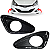 Par Moldura Grade Farol De Milha Para Hyundai Hb20 2012/2015 - Imagem 1