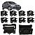 10 Grampo Presilha Moldura Friso Teto Chevrolet GM Astra Hatch 1999/2011 - Imagem 1