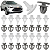 30 Grampo Presilha Borracha Porta Chevrolet GM Tracker Nova 2020/2024 - Imagem 3