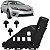 01 Guia Parachoque Dianteiro Toyota Corolla 2014/2016 - Lado Direito - Imagem 1