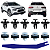 10 Grampo Presilha Soleira Porta Mala Citroen C4 Cactus 2018/2024 - Imagem 1