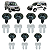 Kit Presilha Parafuso Parabarro Doblo 2011 / 2021 - Imagem 1