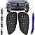 Par Tampa Farol Milha Auxiliar Parachoque Para Mercedes-Benz GLA 200 250 2014/2017 Com Furo P/ Sensor - Imagem 1