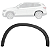 Moldura Friso Alargador Aplique Vão de Roda Paralama Traseiro Para BMW X1 2016/2018 LADO DIREITO (PASSAGEIRO)  51777332340 - Imagem 4