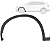 Friso Alargador Moldura Vão de Roda Dianteiro Para BMW X1 2016/2022 51777332338 - Imagem 8