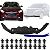 Defletor Friso Spoiler Inferior Parachoque Para HRV 2015/2018 71102T7JH50 - Imagem 2