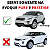 Acabamento Frontal Parachoque Evoque Pure e Prestige 2011/2015 Lado Motorista LR026537 - Imagem 8