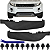 Acabamento Frontal Parachoque Evoque Pure e Prestige 2011/2015 Lado Passageiro LR026536 Lado Motorista LR026537 - Imagem 5
