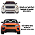 Defletor Friso Spoiler Inferior Parachoque Para Evoque Dynamic 2012/2015 Lado Motorista LR027865 - Imagem 3