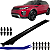Moldura Friso de Acabamento da Coluna Lateral de Proteção do Parabrisa Para  Evoque Lado Motorista LR077218 - Imagem 3