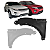 01 Paralama Dianteiro Para Evoque 2012/2019 Com Furo Lado Motorista LR027590 - Imagem 14