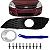 Kit Grade Moldura Farol Milha Parachoque do Vectra 2009/2012 Lado Motorista - Imagem 11