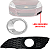 Kit Grade Moldura Farol Milha Parachoque do Vectra 2009/2012 Lado Motorista - Imagem 2