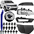 Kit Completo Farol Milha Com Grade e Moldura Discovery Sport 2014/2019 Cor Preta Lado Motorista - Imagem 1