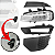 Kit Completo Farol Milha Com Grade e Moldura Discovery Sport 2014/2019 Cor Preta Lado Motorista - Imagem 4