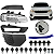 Kit Completo Farol Milha Com Grade e Moldura Discovery Sport 2014/2019 Cor Preta Lado Motorista - Imagem 10