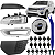 Kit Completo Farol Milha Com Grade e Moldura Discovery Sport 2014/2019 Cor Prata Lado Motorista - Imagem 4