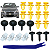 Kit 21 Grampo Presilha Forro Porta Chevrolet GM Sonic 2012/2014 - Imagem 1