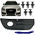 01 Moldura Grade Farol Milha Para Audi Q5 Lado Passageiro 2009/2012 - Imagem 1