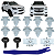 14 Grampo Presilha Forro Porta Dianteira Chevrolet GM Trailblazer 2013/2016 - Imagem 3