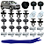 Kit 27 Presilha Grampo Parabarro Dianteiro Chevrolet GM Spin 2018/2021 - Imagem 1